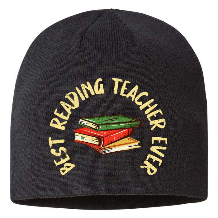 Best Reading Teacher Ever Reading Teacher Sustainable Beanie