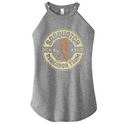 Bigfoot Research Team Retro Vintage Sasquatch  Women’s Perfect Tri Rocker Tank