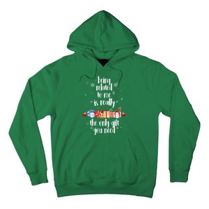 Being Related To Me Is Really The Only Gift You Need Funny Christmas Hoodie