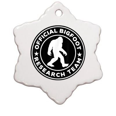 Bigfoot Research Team Ceramic Star Ornament