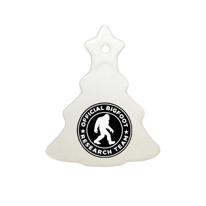 Bigfoot Research Team Ceramic Tree Ornament