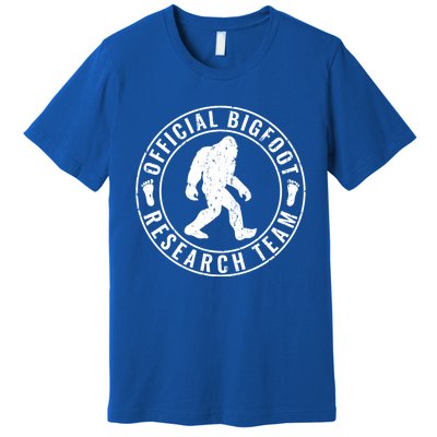 Bigfoot Research Team Vintage Distressed Cute Gift Premium T-Shirt