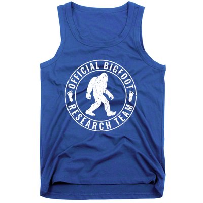 Bigfoot Research Team Vintage Distressed Cute Gift Tank Top