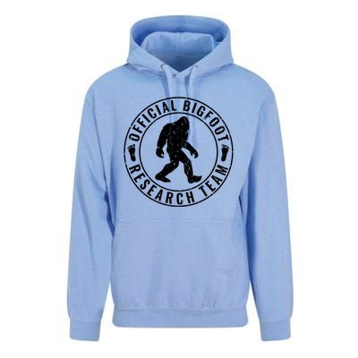 Bigfoot Research Team Vintage Distressed Cute Gift Unisex Surf Hoodie