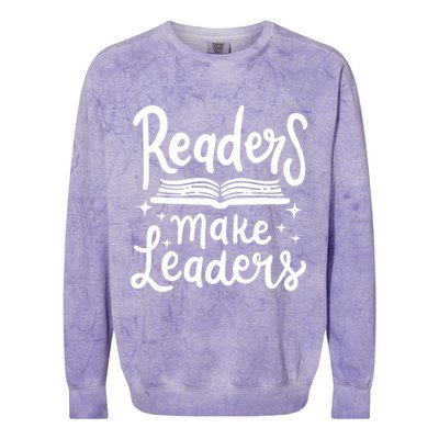 Book Reading Teacher Librarian Reader Colorblast Crewneck Sweatshirt