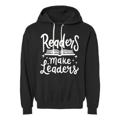 Book Reading Teacher Librarian Reader Garment-Dyed Fleece Hoodie