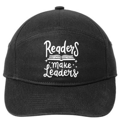 Book Reading Teacher Librarian Reader 7-Panel Snapback Hat