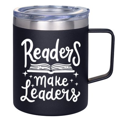 Book Reading Teacher Librarian Reader 12oz Stainless Steel Coffee Mug