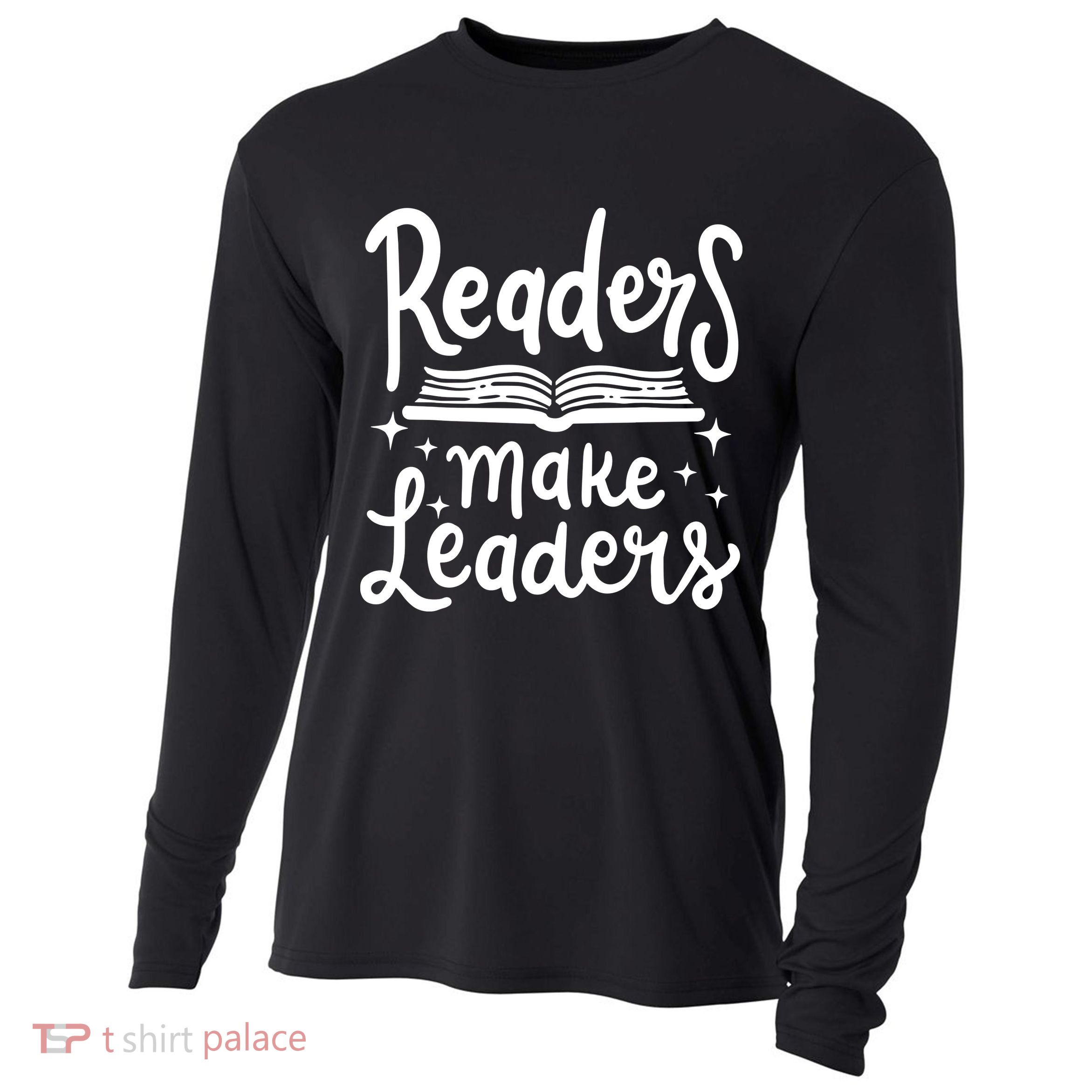 Book Reading Teacher Librarian Reader Cooling Performance Long Sleeve Crew
