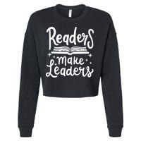 Book Reading Teacher Librarian Reader Cropped Pullover Crew