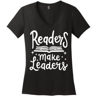Book Reading Teacher Librarian Reader Women's V-Neck T-Shirt