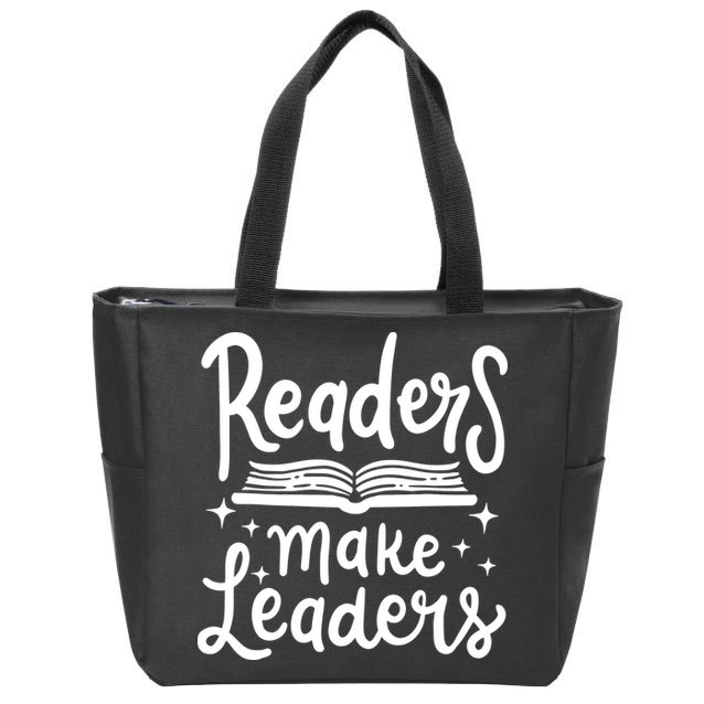 Book Reading Teacher Librarian Reader Zip Tote Bag