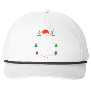 Being Related To Me Funny Christmas Family Xmas Pajamas  Snapback Five-Panel Rope Hat