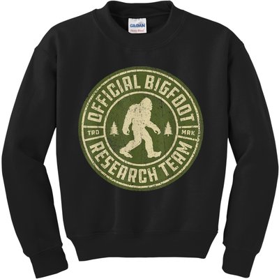 Bigfoot Research Team Retro Vintage Sasquatch Men Women Kids Sweatshirt