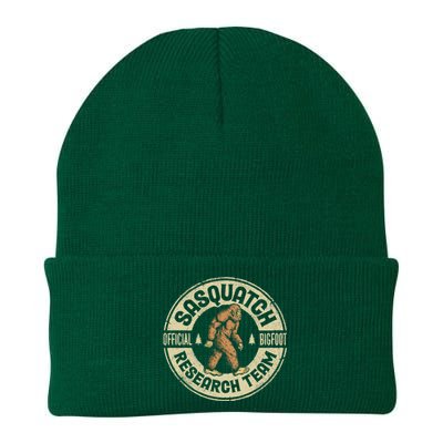 Bigfoot Research Team Retro Vintage Sasquatch Men Women Knit Cap Winter Beanie