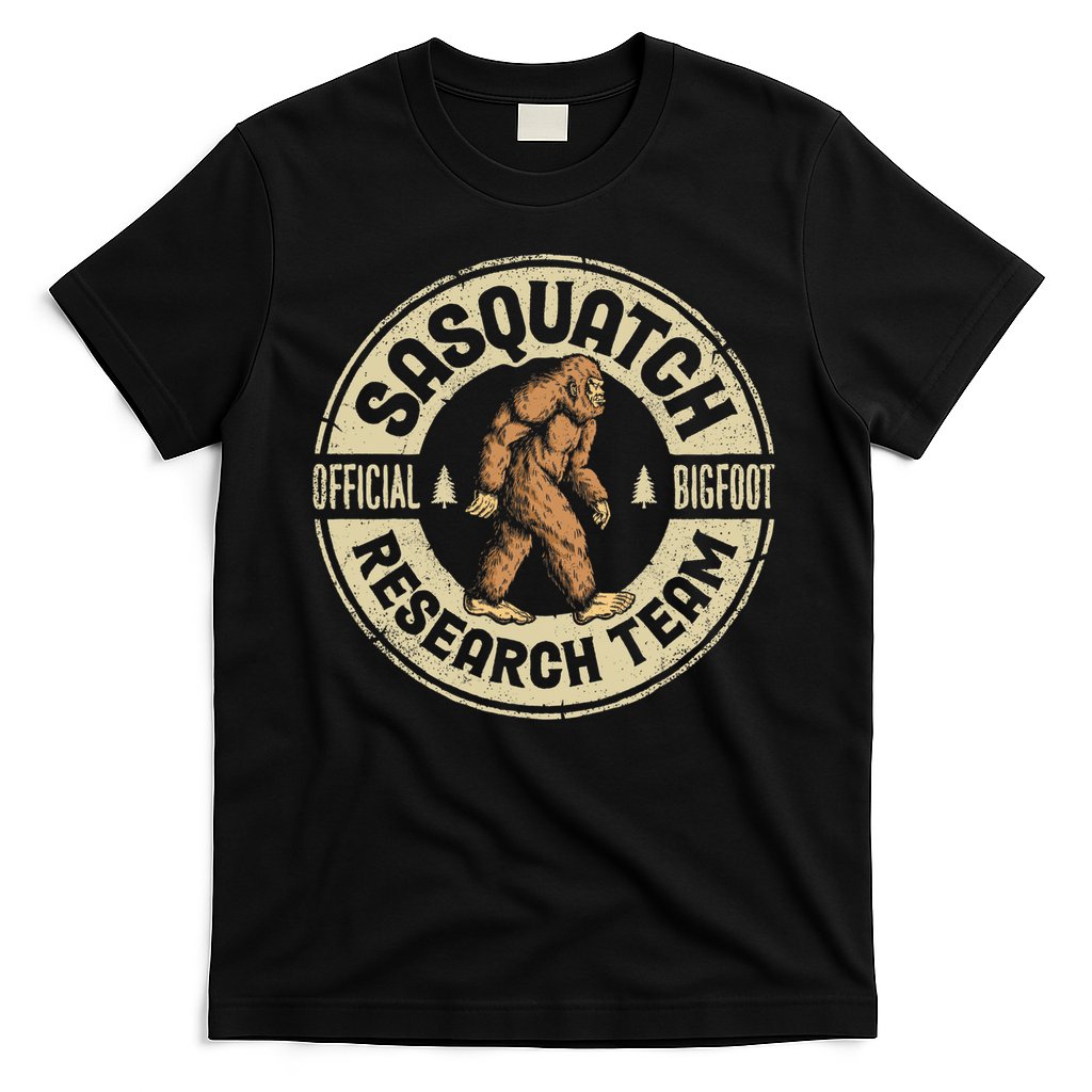 Bigfoot Research Team Retro Vintage Sasquatch Men Women T-Shirt