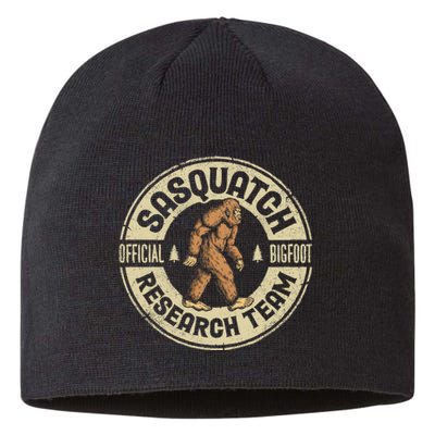 Bigfoot Research Team Retro Vintage Sasquatch Men Women Sustainable Beanie