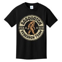 Bigfoot Research Team Retro Vintage Sasquatch Men Women Kids T-Shirt