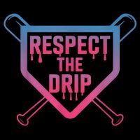 Baseball Respect The Drip Home Plate Drip Ice Cream 16 in Basic Backpack