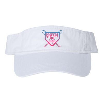 Baseball Respect The Drip Home Plate Drip Ice Cream Visor