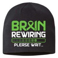 Brain Rewiring Traumatic Brain Injury Ribbon TBI Survivor Sustainable Beanie