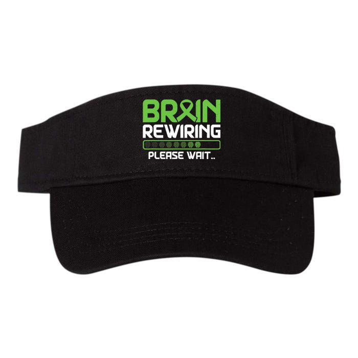 Brain Rewiring Traumatic Brain Injury Ribbon TBI Survivor Valucap Bio-Washed Visor