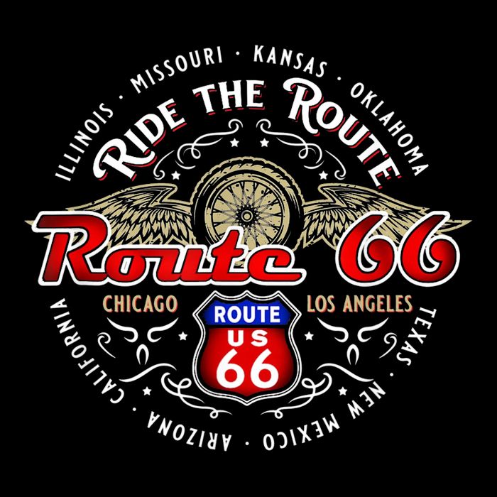 Bikers Ride The Route 66 Road Trip Across Americas Highway Impact Tech Backpack