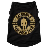 Bigfoot Research Team Retro Vintage Sasquatch And Trees 70s Doggie Tank