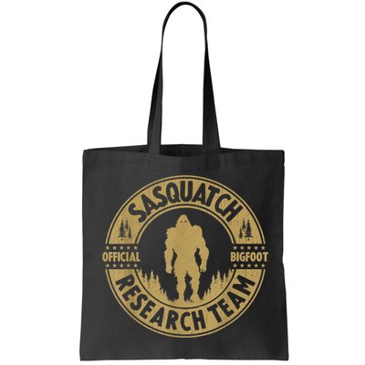 Bigfoot Research Team Retro Vintage Sasquatch And Trees 70s Bag
