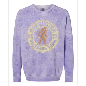 Bigfoot Research Team Sasquatch Colorblast Crewneck Sweatshirt