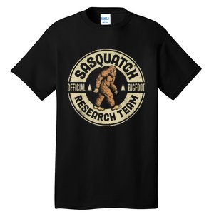 Bigfoot Research Team Sasquatch Tall T-Shirt