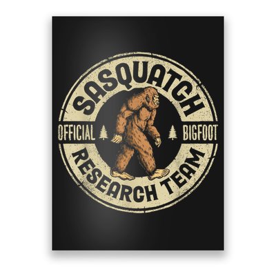 Bigfoot Research Team Sasquatch Poster