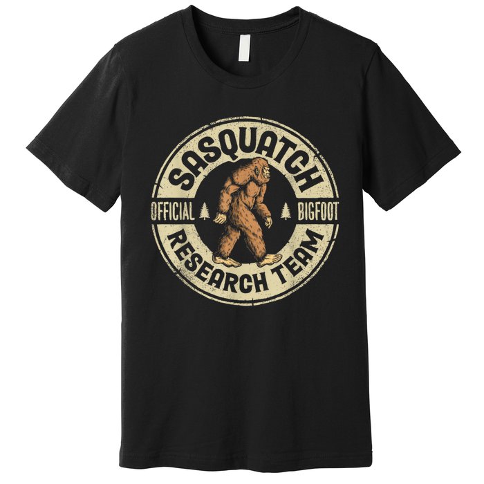 Bigfoot Research Team Sasquatch Premium T-Shirt