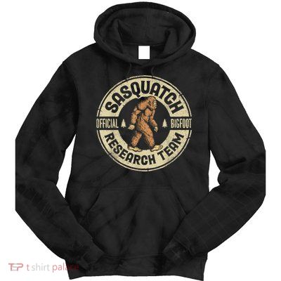 Bigfoot Research Team Sasquatch Tie Dye Hoodie