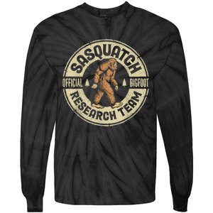 Bigfoot Research Team Sasquatch Tie-Dye Long Sleeve Shirt