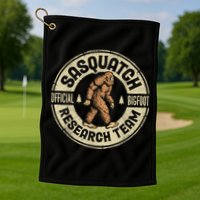 Bigfoot Research Team Sasquatch Golf Towel