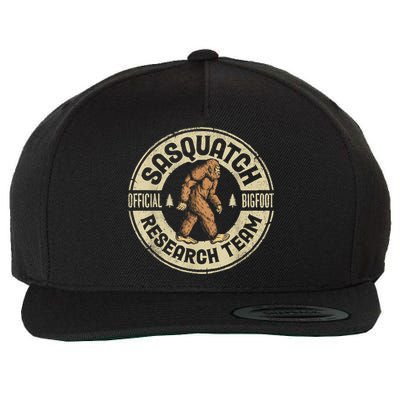 Bigfoot Research Team Sasquatch Wool Snapback Cap