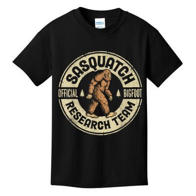 Bigfoot Research Team Sasquatch Kids T-Shirt