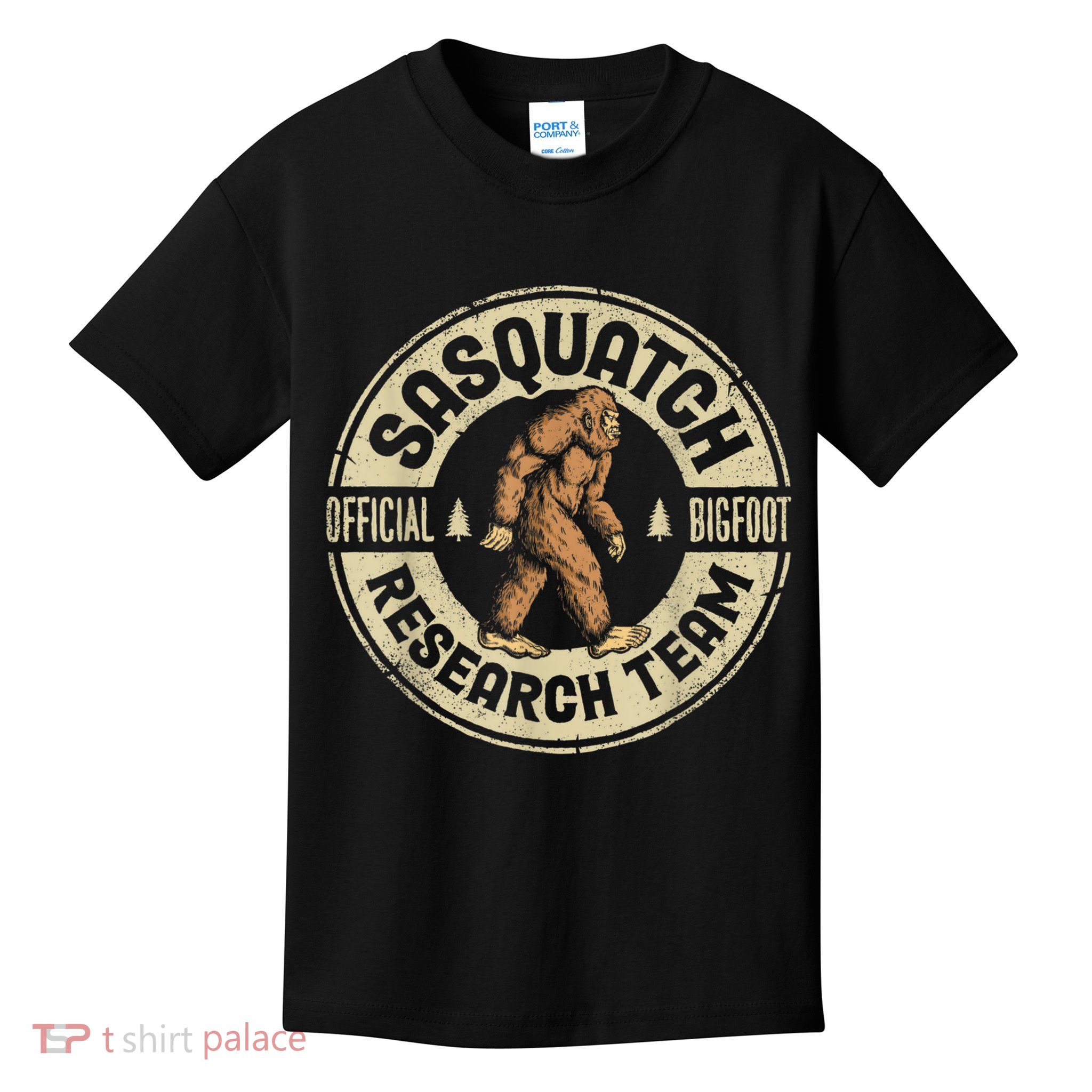 Bigfoot Research Team Sasquatch Kids T-Shirt