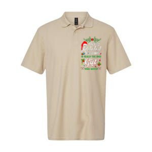 Being Related To Me Is The Only Gift You Need Christmas Softstyle Adult Sport Polo