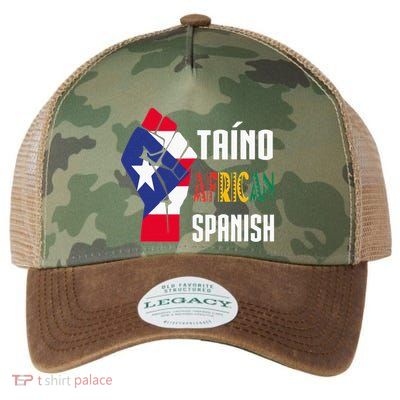 Boricua Roots Taino African Spanish Taino Nation Boricua Legacy Tie Dye Trucker Hat