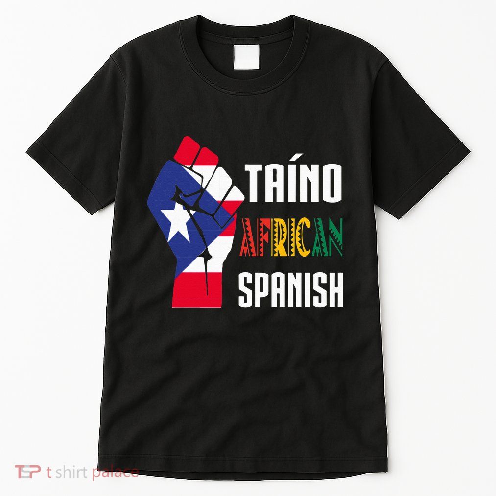 Boricua Roots Taino African Spanish Taino Nation Boricua Tall T-Shirt