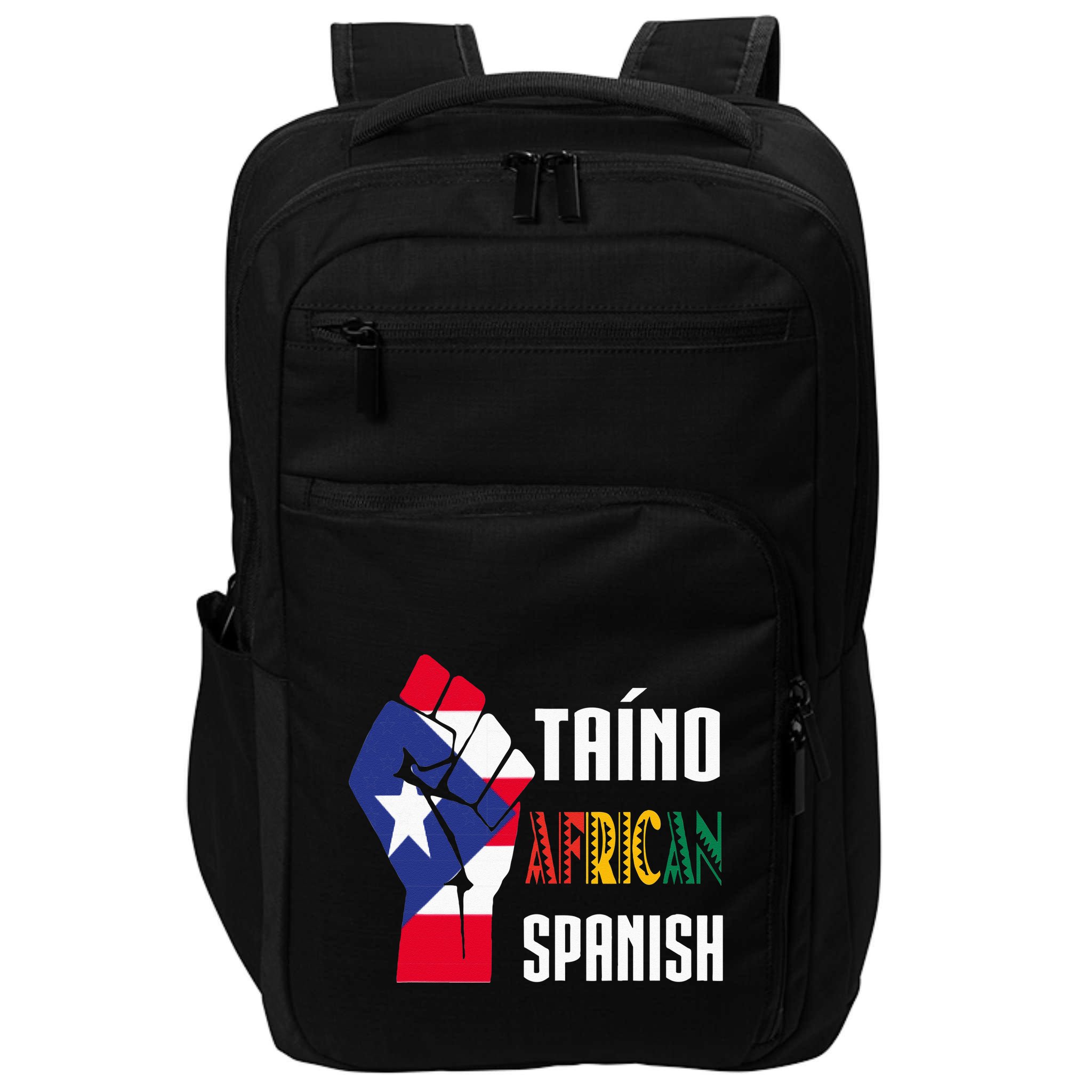 Boricua Roots Taino African Spanish Taino Nation Boricua Impact Tech Backpack
