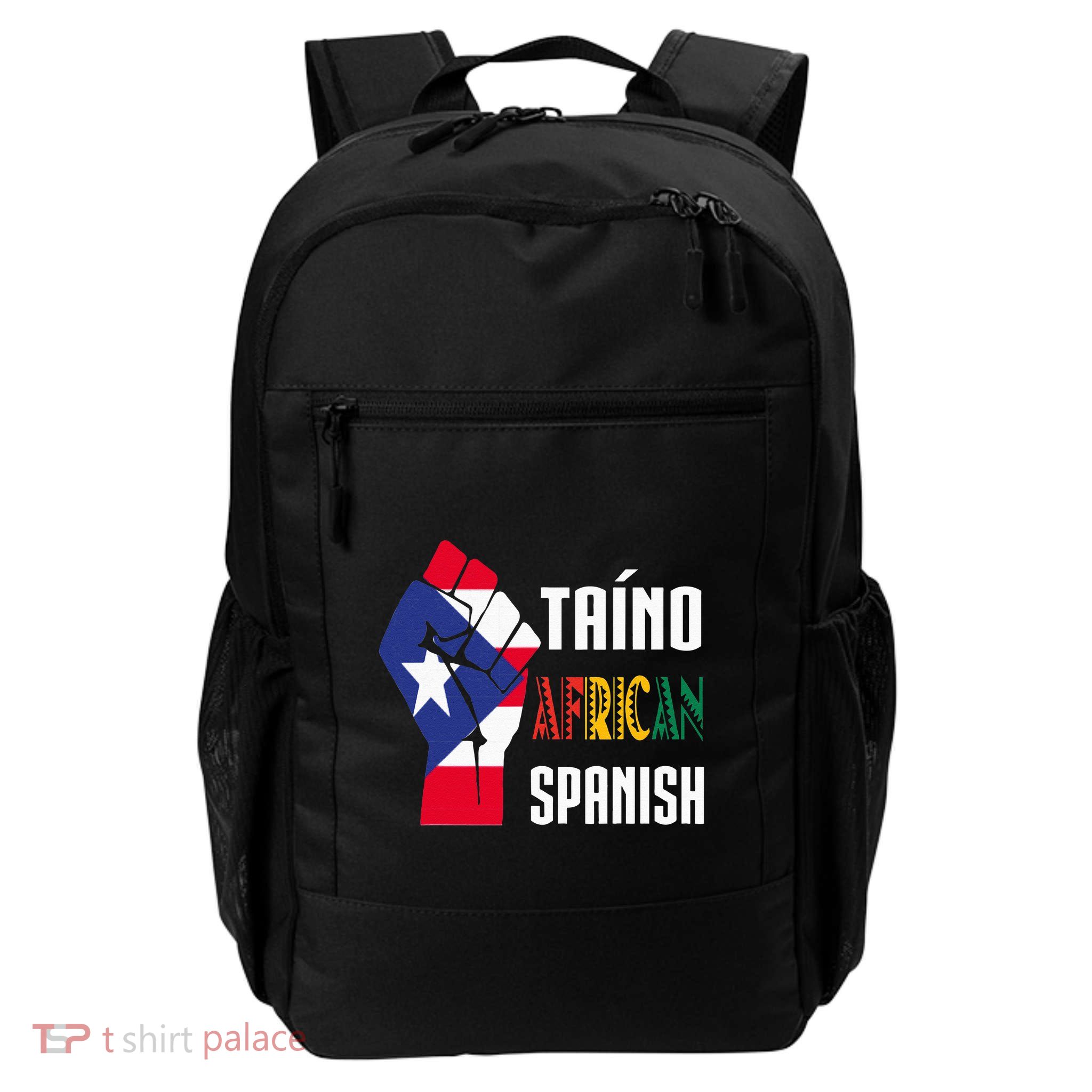 Boricua Roots Taino African Spanish Taino Nation Boricua Backpack