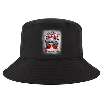 Bamanation Roll Tide Alabama All Yall The Tide Is Crimson Cool Comfort Performance Bucket Hat