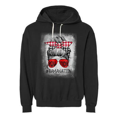 Bamanation Roll Tide Alabama All Yall The Tide Is Crimson Garment-Dyed Fleece Hoodie