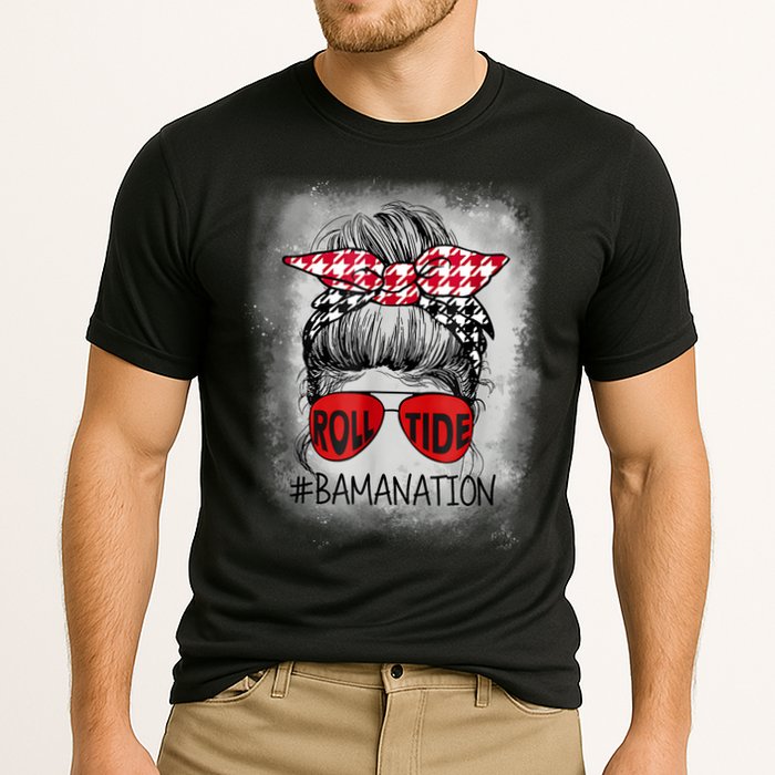 Bamanation Roll Tide Alabama All Yall The Tide Is Crimson Cooling Performance Crew T-Shirt