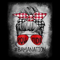 Bamanation Roll Tide Alabama All Yall The Tide Is Crimson Cooling Performance Crew T-Shirt