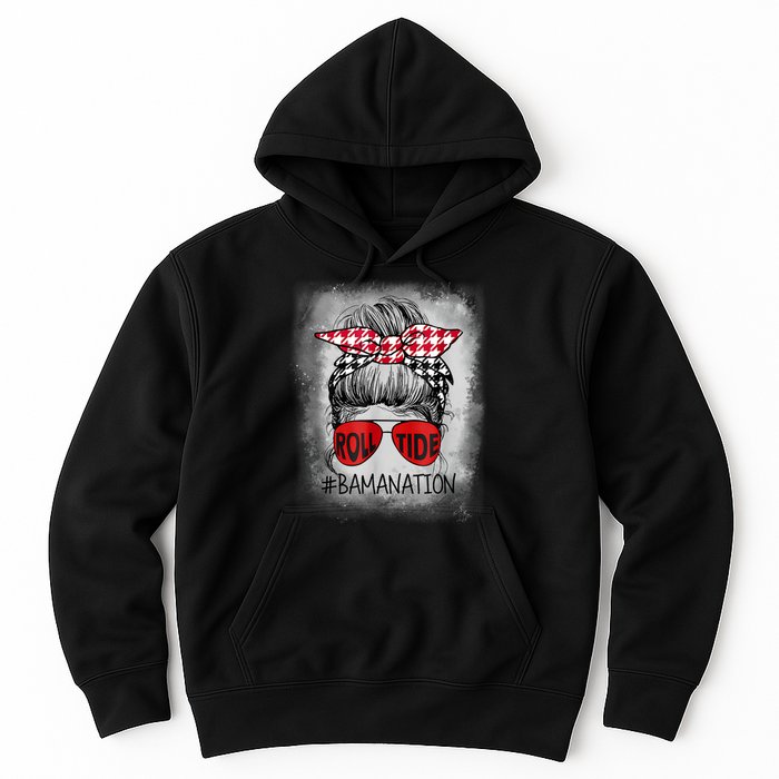 Bamanation Roll Tide Alabama All Yall The Tide Is Crimson Hoodie