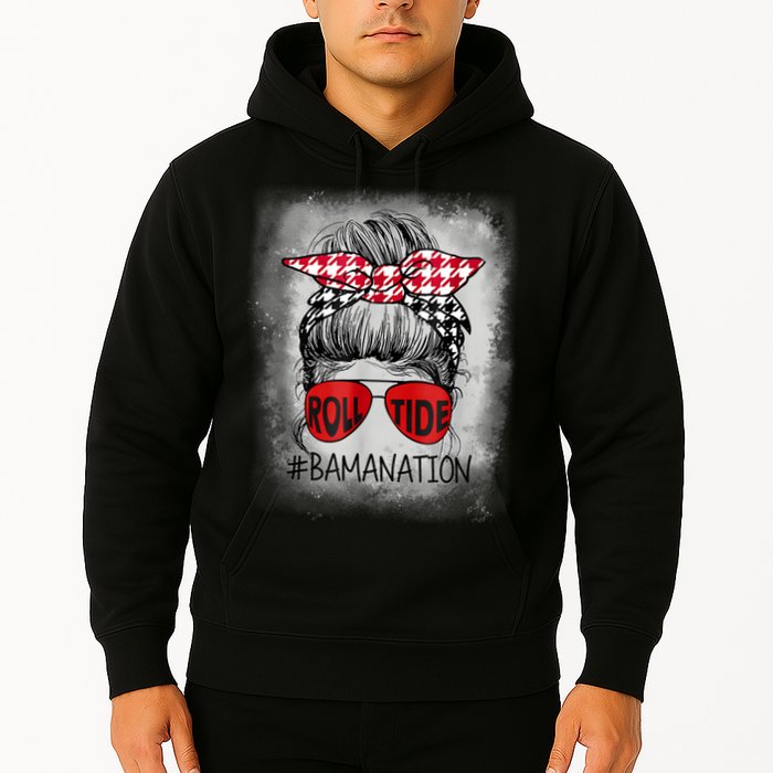 Bamanation Roll Tide Alabama All Yall The Tide Is Crimson Hoodie